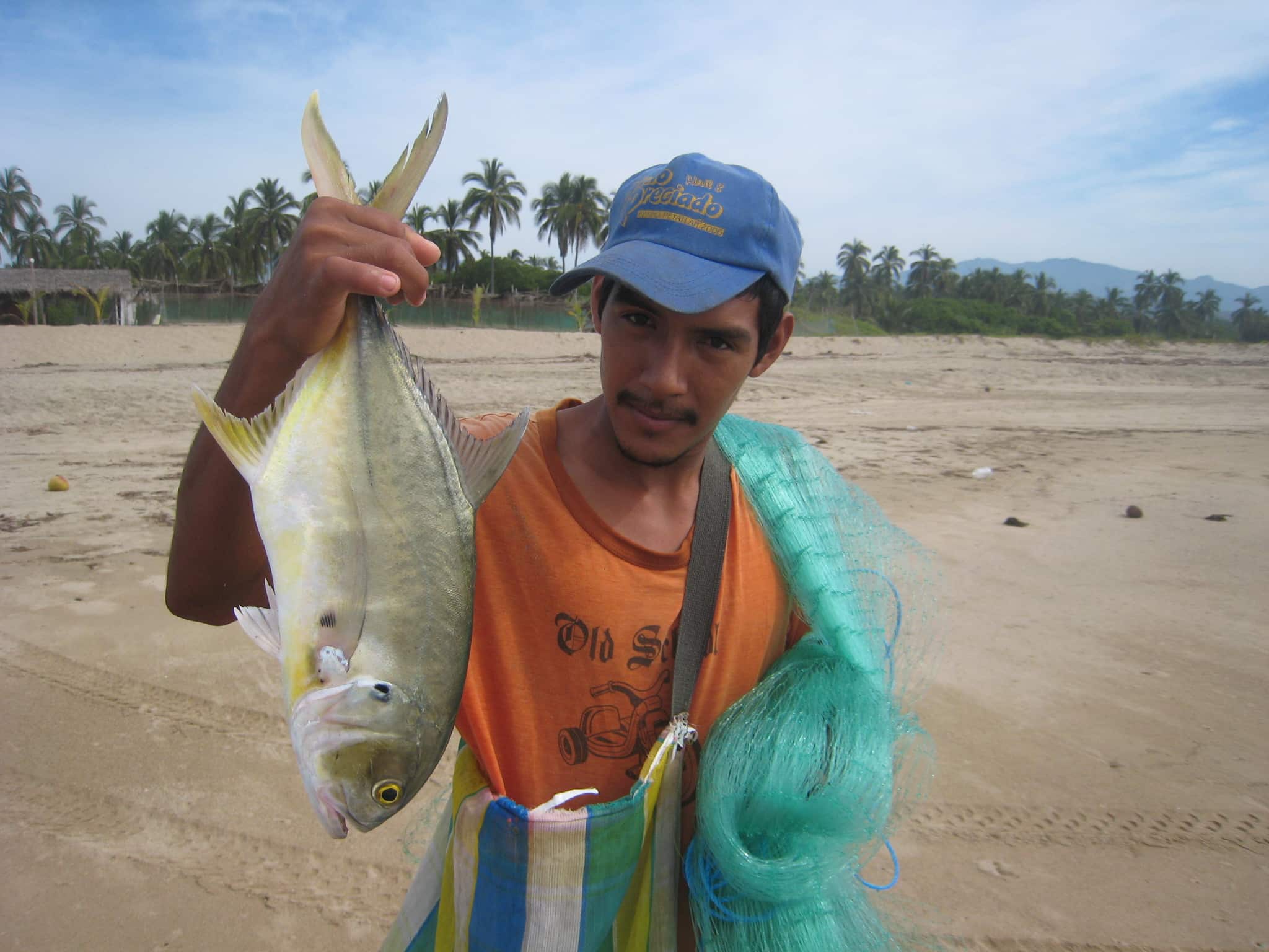 Fresh Catch off the Beach at Playa Viva